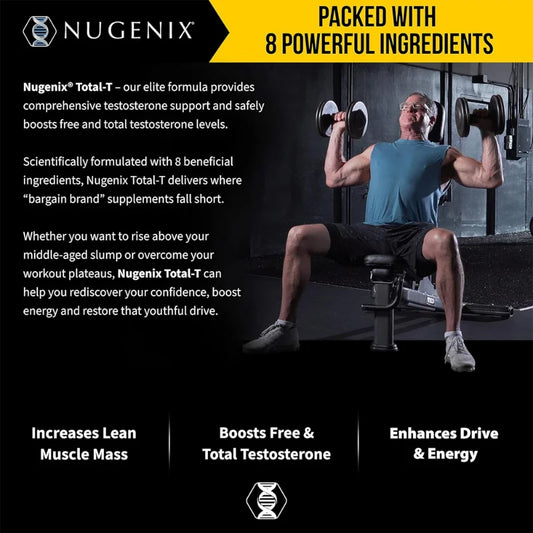 B Vitamins, Trace Mineral Supplement, Male Strength Enhancer, Supports Increased Muscle, Strength, Energy, 90 Capsules